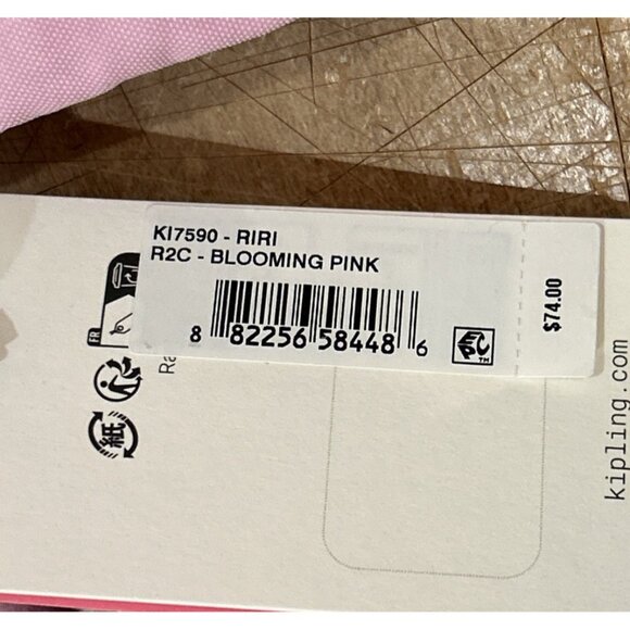 Kipling KI7590-R2C RIRI CROSSBODY BAG Blooming Pink NEW - Picture 4 of 4